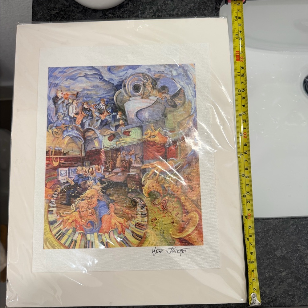Musical Art piece on canvas